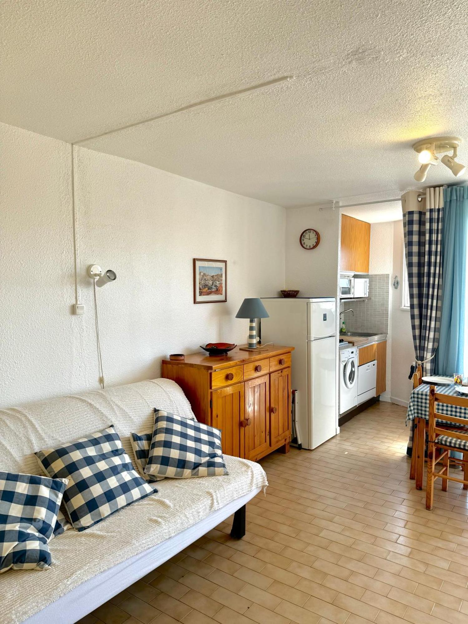 Studio 3 Personnes Acces Direct Plage - Parking Prive - 3Tvp30 Le Barcarès Dış mekan fotoğraf