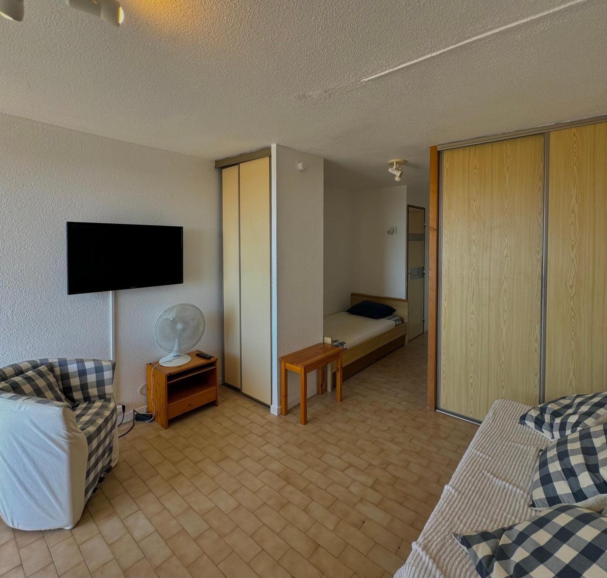 Studio 3 Personnes Acces Direct Plage - Parking Prive - 3Tvp30 Le Barcarès Dış mekan fotoğraf